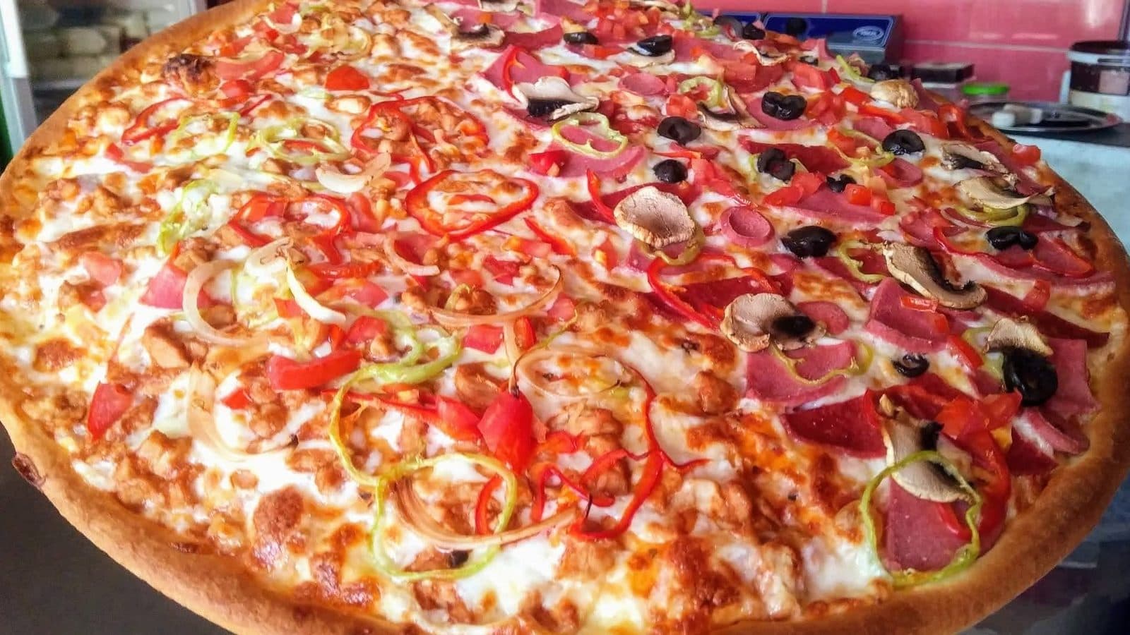 Pizza Family's food